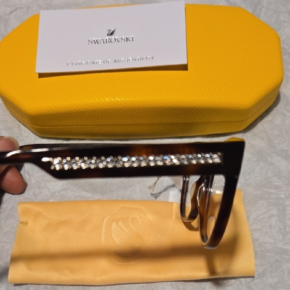 Swarovski Tortoiseshell Glasses Model SK 5392 052 main image 12